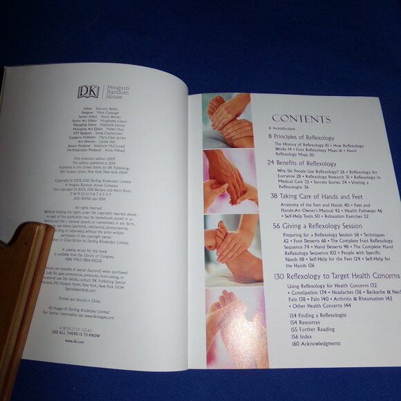 DKs Reflexology: Health at Your Fingertips - Vintage Softcover Paperback Book - - Picture 7 of 9